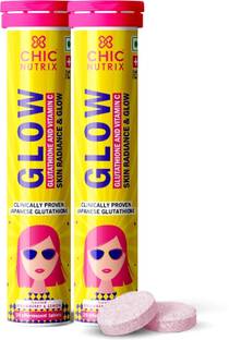 Chicnutrix Japanese Glutathione & Vitamin C for Acne Free, Glowing Skin