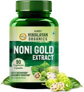 Vlado's Himalayan Organics Noni Gold Extract Body Detoxifier Supplement - 90 Veg Capsules