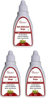 Nutrivue Anti Addiction Drop Easy Way To Quit Addiction (Alcohol & Smoking) (3x30ml)