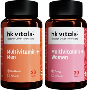 HEALTHKART HK Vitals Multivitamin Plus Women & Men, for Energy