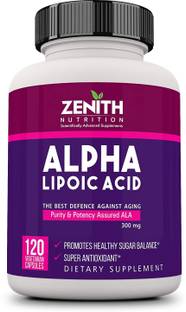 Zenith Nutrition Alpha Lipoic Acid-300mg