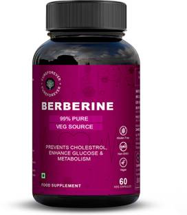 CureForever Berberine 99% Pure 300mg Capsules Cholesterol Glucose Metabolism Support