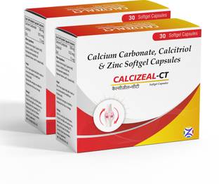 Zeal Pharmacure Calcium Calcitriol & Zink Softgel Capsules
