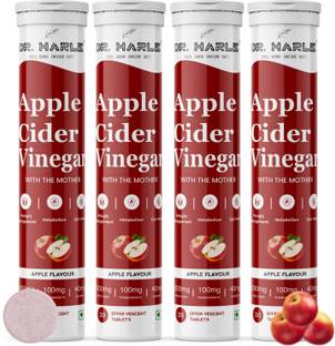 DR. HARLE Apple Cider Vinegar for Weight Loss, Sugar Free Fat Burner - 80 Effervescent