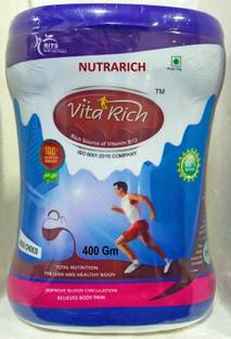 NUTRARICH VitaRich Protein Powder Rich Vitamin B12 Muscle, Weight Growth, Energy, Wellness