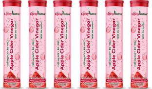 Lifesy Nutra Apple Cider Vinegar Effervescent Tablets, Watermelon Flavour with Vitamin B6&B12