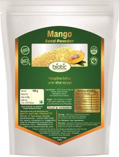 biotic Mango Seed Powder B12 Organic-Aam Guthli Powder-Dried Mango Seed Kernel Powder