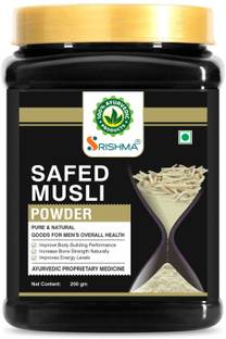 Srishma Safed Musli Powder | Natural Ayurvedic Support for Vitality & Energy Booster