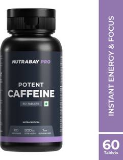 Nutrabay Pro Potent Caffeine 200mg | For Energy, Endurance & Focus