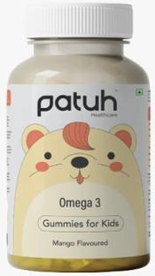 PatuhHealthCare Omega 3 Gummies For Kids Immunity, Healthy Heart And Brain Health