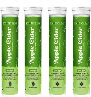 EXOTIC LEAF Apple Cider Vinegar with Mother, Green Apple Vitamins Supports Weight Management