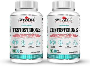 SWISSLIFE FOREVER Testosterone for Men |Tribulus 1000mg| Improves Muscle Strength & Boost Stamina