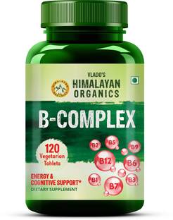 Vlado's Himalayan Organics B- Complex Supplement to Support Cognitive Health - 120 Veg Tablets