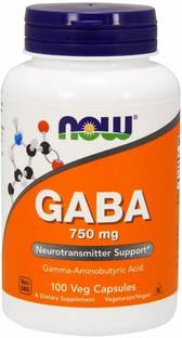Now Foods GABA, 750 mg,