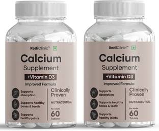 RediClinic Calcium & Vitamin D3 Tablets | For Bone Health & Joint Support