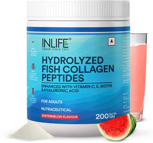 INLIFE Marine Fish Collagen with Vitamin E (Watermelon)