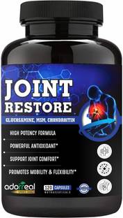 Adorreal Joint Restore Glucosamine Chondroitin & MSM, curcumin, Boswellia,Rosehip