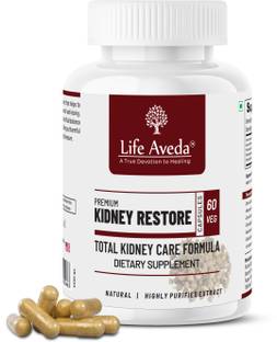 Life Aveda Kidney Restore Natural Herbal 60 Veg Capsules