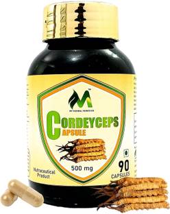my herbal remedie s Cordyceps capsules 500mg (90) Capsule | Cordyceps (keeda jadi)
