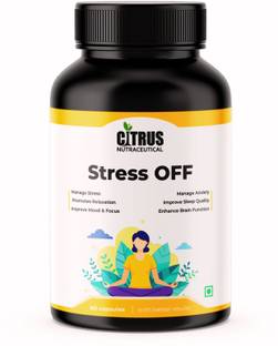 CITRUS NUTRACEUTICAL Stress OFF Supplement For Manage Stress Anxiety and Mood for Men and Women