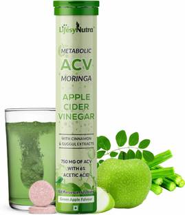 Lifesy Nutra Apple Cider Vinegar Moringa Effervescent Tablet, ACV Moringa To Control Cravings