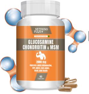Nutrinoplus Glucosamine 2000mg With Chondroitin & MSM For Joint Support Supplement