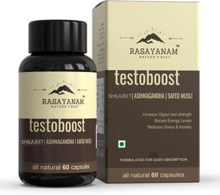 Rasayanam Shilajeet, Pure Ashwagandha, Safed Musli Capsules | Only Natural ingredients