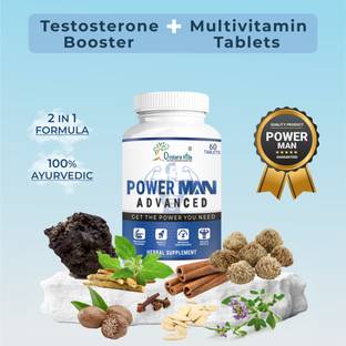 Omkara Hills Power Man Advanced Multivitamin Tablet for Men with Testo and Immunity Booster