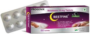 Progenix RESTFINE MELATONIN 10MG for HEALTHY NATURAL & RESTFUL SLEEP SUPPORT