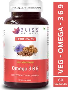 Bliss Welness Vegan Omega 3 6 9 2000mg