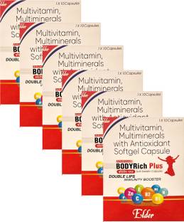 DOUBLE LIPS BODYRICH PLUS ANTEX MULTIVITAMINS AND MINERALS SOFTGEL CAPSULES (6*10)