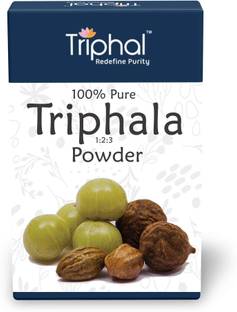 Triphal Triphala Powder - Contains Organic Haritaki, Bibhitaki and Amalaki