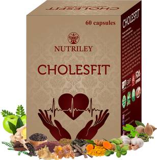 NUTRILEY Cholesfit - Cholestrol Control Capsules (120 Caps)