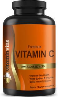 Vitaminvine 100% Vitamin C Tablets for Glowing Skin (D85)