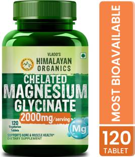 Vlado's Himalayan Organics Highly Absorbable Magnesium Glycinate | Support Overall Nerve And Muscle Health