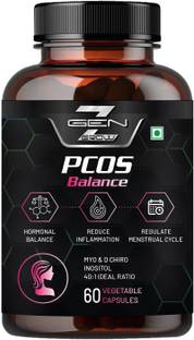 GenZ grow PCOS Balance with 40:1 Myo & D-Chiro Inositol for hormonal & menstrual health