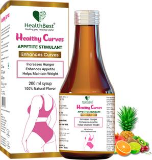 HealthBest Weight Syrup For Women & Girls - Enhances Curves,Body Shape,Appetite,Metabolism