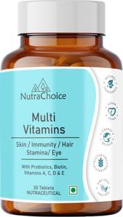 NutraChoice Multivitamin with Probiotics Supports Immunity, Gut Health