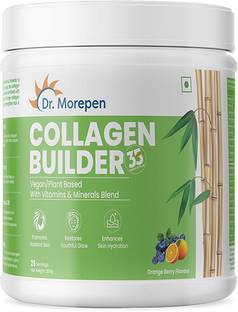 Dr. Morepen Natural Collagen Builder | Plant Based Powder | Orange Berry Flavour