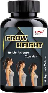 HMV Herbals Grow Height- Herbal Height Growth Capsules for Men & Women