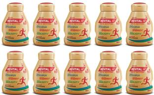 Revital Multivitamin For Men With Natural Ginseng,60 Capsule x Pack of 10