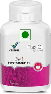 VESTlGE Vestige Flax Oil - 90 Softgels (with Rich Source of Vitamin E)