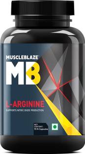 MUSCLEBLAZE L-Arginine, Supports Nitric Oxide Production