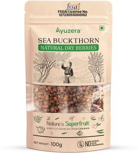 Ayuzera Sea buckthorn Dry Berry |Rich in Omega 3,6,7 and 9, & Vitamin C, E