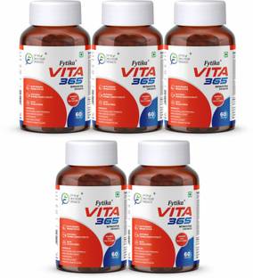 FYTIKA Vita 365, 3 in 1 Multivitamin (Pack of 5 )- 300 Tablets