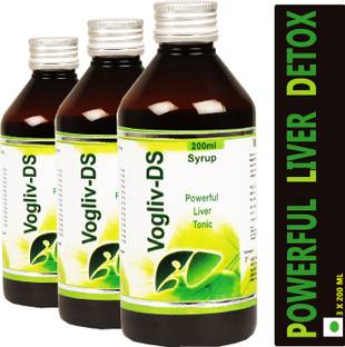 Vogue Wellness VOGLIV-DS syrup - healthy liver tonic with herbal, for improved digestion