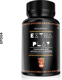 herbal veda Extra Play Capsules For More With African Herbal Medicine 30 count