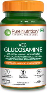 Pure Nutrition Vegan Glucosamine l Joint Support Supplement for Men & Women