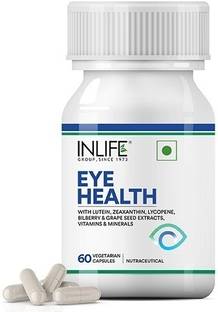 INLIFE Eye Health Supplements to Improve Vision & Protects Eyes from Oxidative Stress