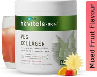 HEALTHKART hk vitals Skin Veg Collagen Powder, Vegetarian Supplement, Mixed Fruit
